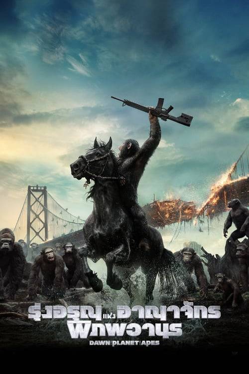 ดูหนังออนไลน์ฟรี Dawn of the Planet of the Apes (2014) รุ่งอรุณแห่งอาณาจักรพิภพวานร
