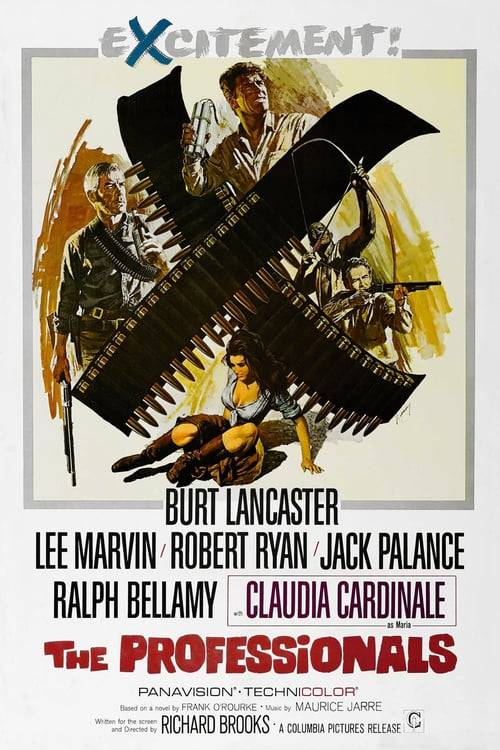ดูหนังออนไลน์ฟรี The Professionals (1966) ประกาศิต 4 จอมสังหาร