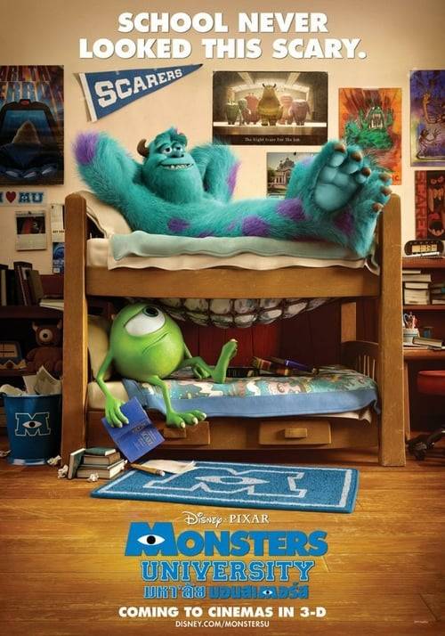 ดูหนังออนไลน์ฟรี Monster University (2013) มหาลัยมอนสเตอร์