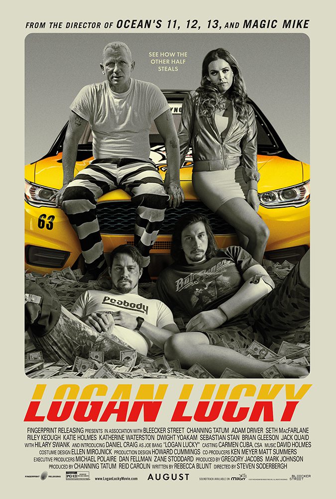 ดูหนังออนไลน์ฟรี [NETFLIX] Logan Lucky (2017) แผนปล้นลัคกี้ โชคดีนะโลแกน