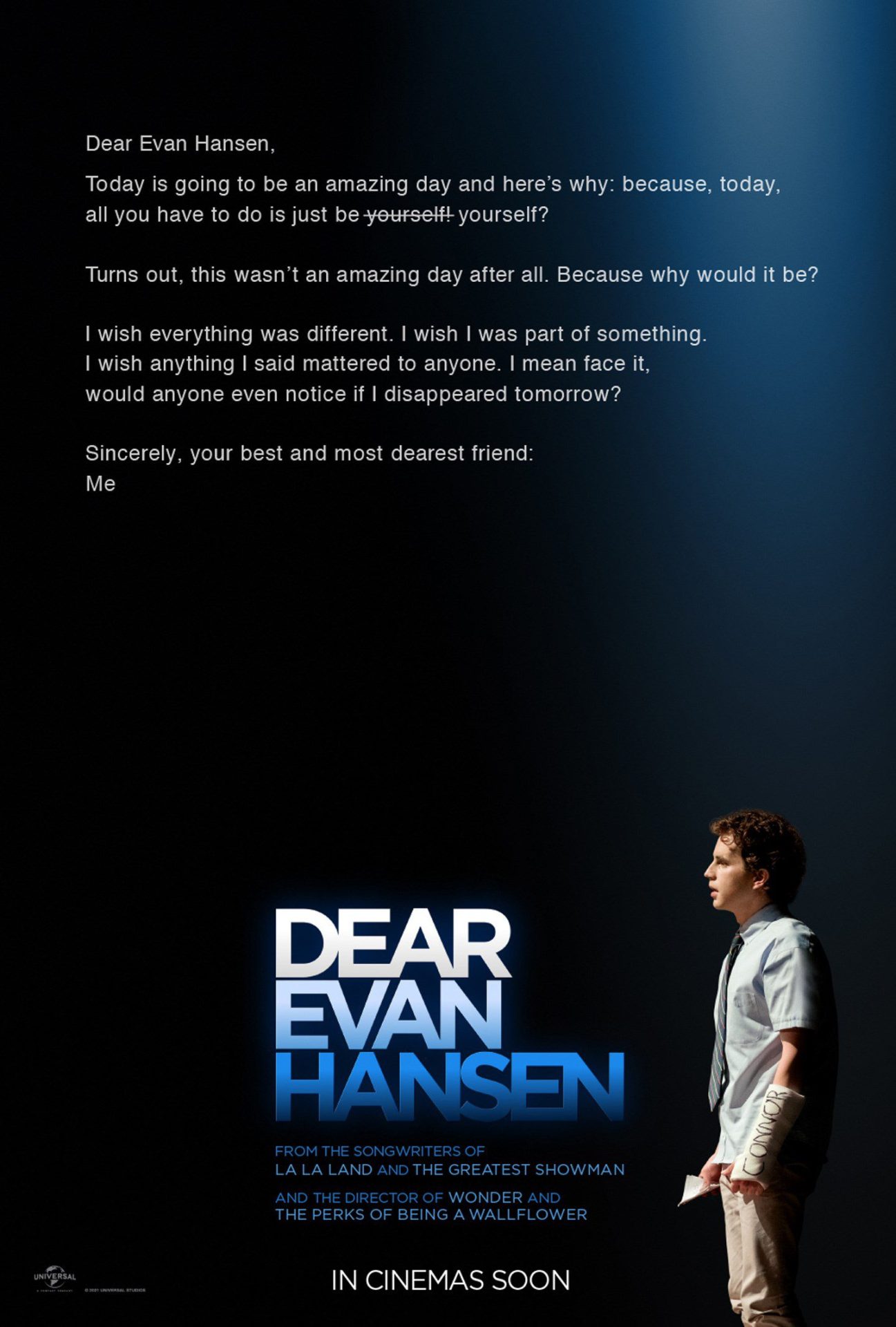 ดูหนังออนไลน์ฟรี Dear Evan Hansen (2021) เป็นวัยรุ่นมันยาก