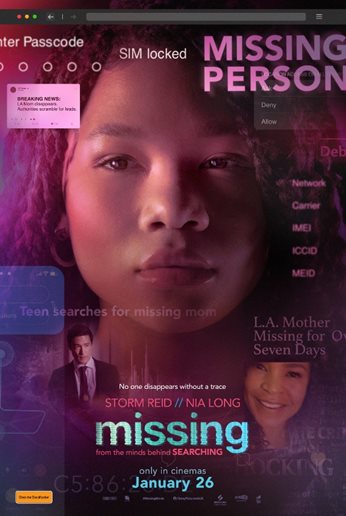 ดูหนังออนไลน์ฟรี Missing (2023) เสิร์ชหา..แม่หาย